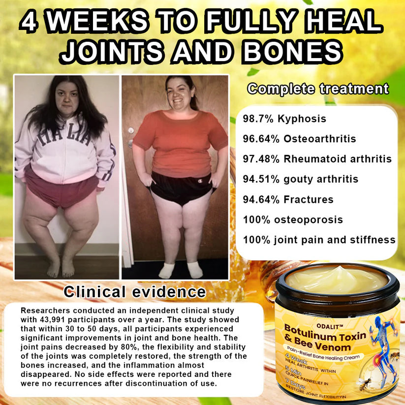 đĽTime-Limited Offer - ODALIT⢠Botulinum Toxin & Bee Venom Pain-Relief Bone Healing Creamđđ